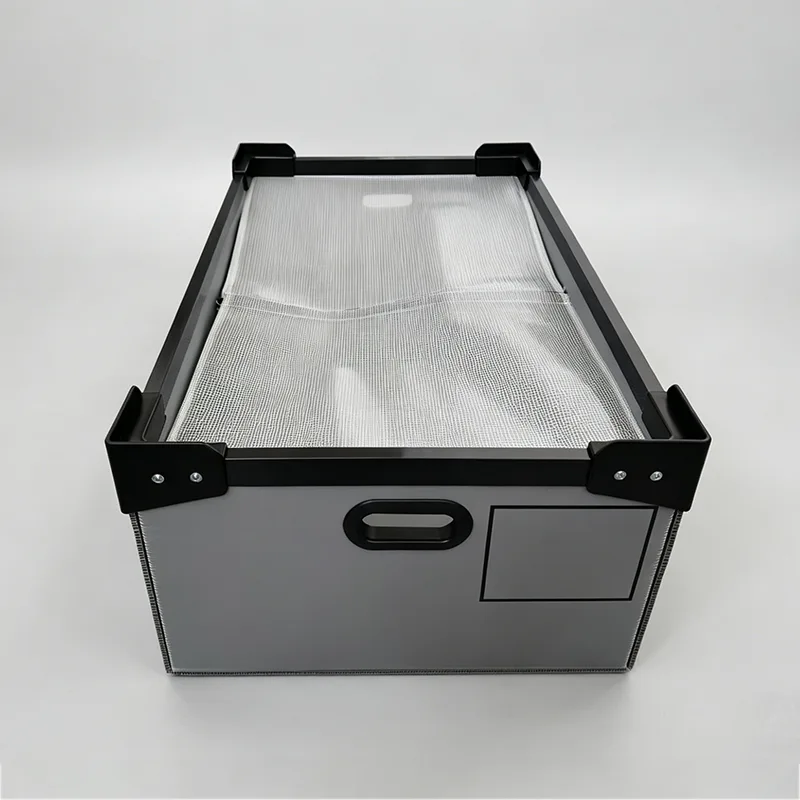 Dust-Proof Curtain Hollow Sheet Turnover Box